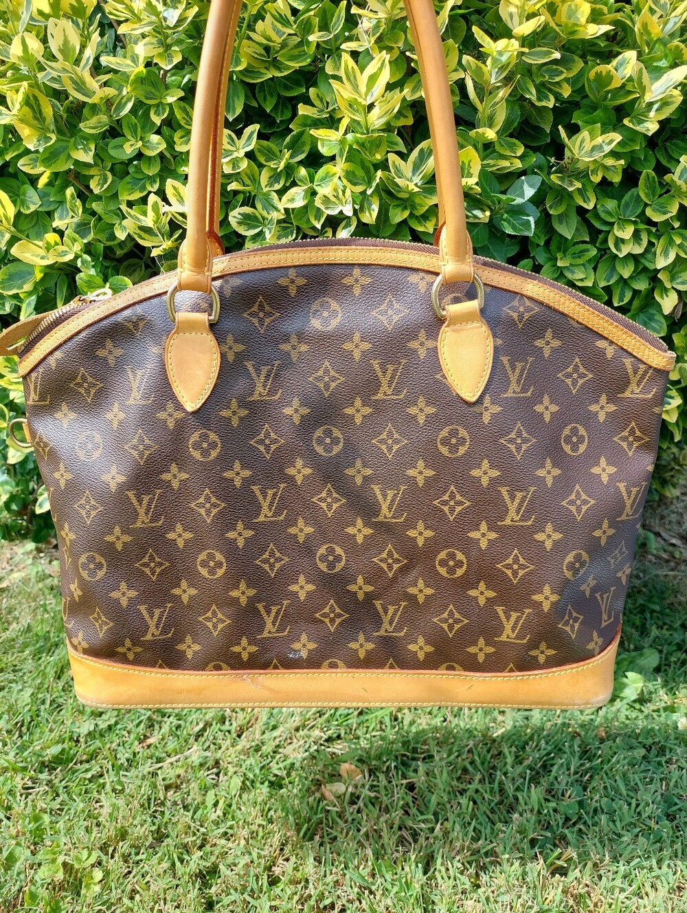 Authentic Y2k LOUIS VUITTON Bag AR1006 Monogram Lock It Horizontal W/ Aulth Card